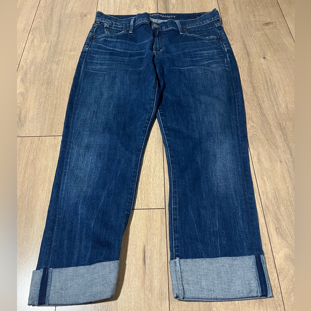CITIZENS OF HUMANITY Dark Blue Cuffed Women's Jeans